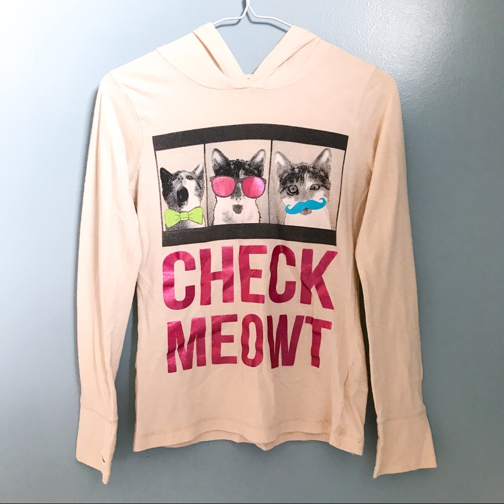 Mudd Check Meout Hoodie Shirt